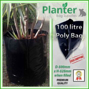 100 litre Planter Bags - Polyethylene Growbags - for more info go to PlanterBags.com.au