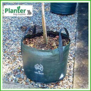 45 litre Squat Woven Planter Bags - for more info go to PlanterBags.com.au