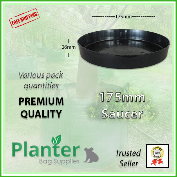 175mm Saucer (Drip Tray) - Suits most 175mm pots
