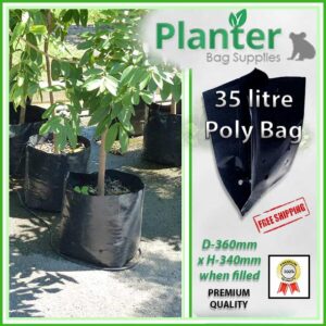 35 litre Planter Bags - Polyethylene Growbags - for more info go to PlanterBags.com.au