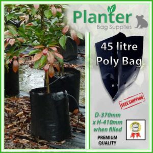 45 litre Planter Bags - Polyethylene Growbags - for more info go to PlanterBags.com.au