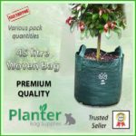 45 litre Woven Planter Bags - for more info go to PlanterBags.com.au