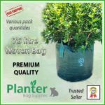 75 litre Woven Planter Bags - for more info go to PlanterBags.com.au