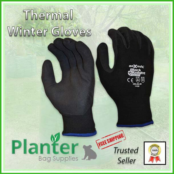 Gardening Thermal Winter Potting Gloves - for more info go to PlanterBags.com.au