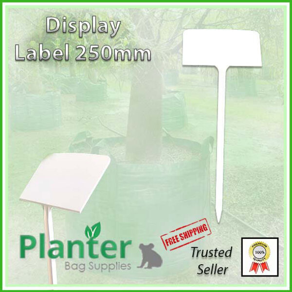 250mm Tree Display Plant Label - for more info go to PlanterBags.com.au