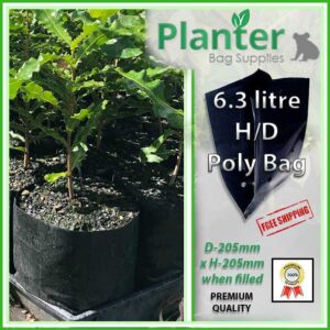 6.3 litre Premium Poly Macadamia Planter Bags at planterbags.com.au