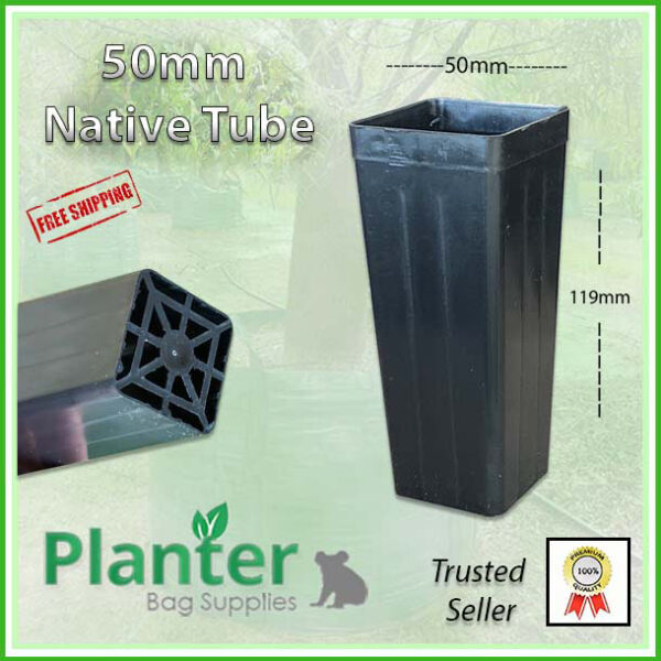 50mm Native Tube Deep - Planter Bag Supplies