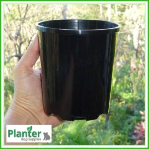 140mm Plant Pot Standard Black
