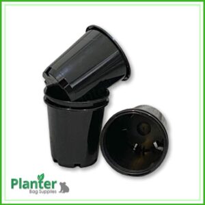 70mm Slimline Plant Pot Black