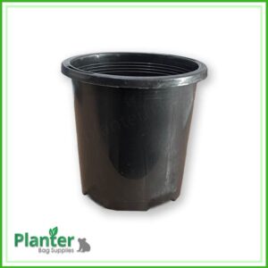 90mm Slimline Pot Black