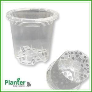 90mm Slimline Pot Clear