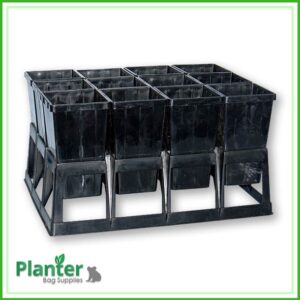 90mm Square Native Pot in 12 cell Crate