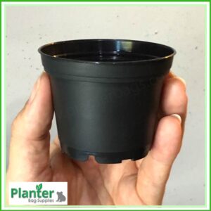 70mm Squat German Pot Black TEKU